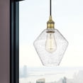 thumbnail image 2 of 616-1P-BB-G654-8 Innovations Lighting Cindyrella - 1 Light Mini Pendant In Industrial Style-11.25 Inches Tall and 8 Inches Wide-Brushed Brass, 2 of 2