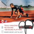 thumbnail image 6 of TREBLAB XR500 Bluetooth Running Headphones, IPX7 Waterproof, Noise Cancelling, Secure-Fit, Wireless Sport Earbuds with Mic, 6 of 6