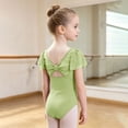 thumbnail image 5 of RFQWOVSR Girls' Flutter Sleeve Ballet Leotard for Dance Practice, 5 of 6