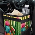 thumbnail image 6 of Cactus Mini Trash Can for Car: Foldable, with Lid, Leak-Proof, and Hanging Storage Bag, 6 of 6