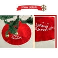 thumbnail image 4 of Dvumao Christmas Tree Skirt Red Merry Christmas Deer Snowflake, 4 of 8