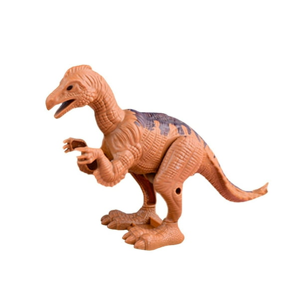 Juguete de dinosaurio de cuerda, juguete sensorial, regalos interactivos de vacaciones, encantador juguete educativo para edades tempranas, dinosaurio terizinosaurio