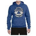 thumbnail image 2 of Wild Bobby, This is What an Amazing Mom Looks Like, Mother's Day, Unisex Graphic Hoodie Sweatshirt, Vintage Heather Blue, 2XL, 2 of 3