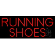 Everything Neon Running Shoes LED Neon Sign, 13 x 32 in