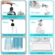 thumbnail image 5 of Dispensador de enjuague bucal Bivclaz Glass 500 ml con portavasos blanco, 5 of 7