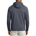 thumbnail image 3 of Boyscolos Men's Sun Protection Sweatshirt Quick Dry Long Sleeve Rash Guard Lightweight Drawstring Hoodie Shirt Fishing Running Gray 2XL, 3 of 4