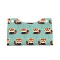 thumbnail image 4 of Lsque Fox Printed Long Tissue Box Cover Holder, Facial Paper Organizer Dispenser,Triangle with Bottom Belt, PVC Leather Decorative Organizer, 4 of 9