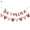 5, variant on Zhaomeidaxi 1 Set Love Heart Pattern Red Glittery Banner for Valentines Day Decorations,Valentines Theme Home Indoor Birthday Party Decorations Supplies,Valentines Day Decor