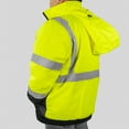 thumbnail image 5 of Stark USA Hi Vis Safety Bomber for Men - Waterproof, Reflective ANSI Class 3 Winter Rain Jacket with Detachable Hood, XX-Large, 5 of 7