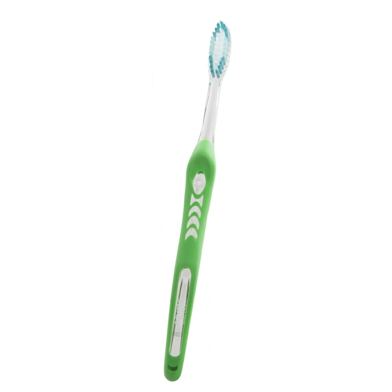 Equate SmartGrip No-Slip Grip Medium Toothbrush, 4 count 