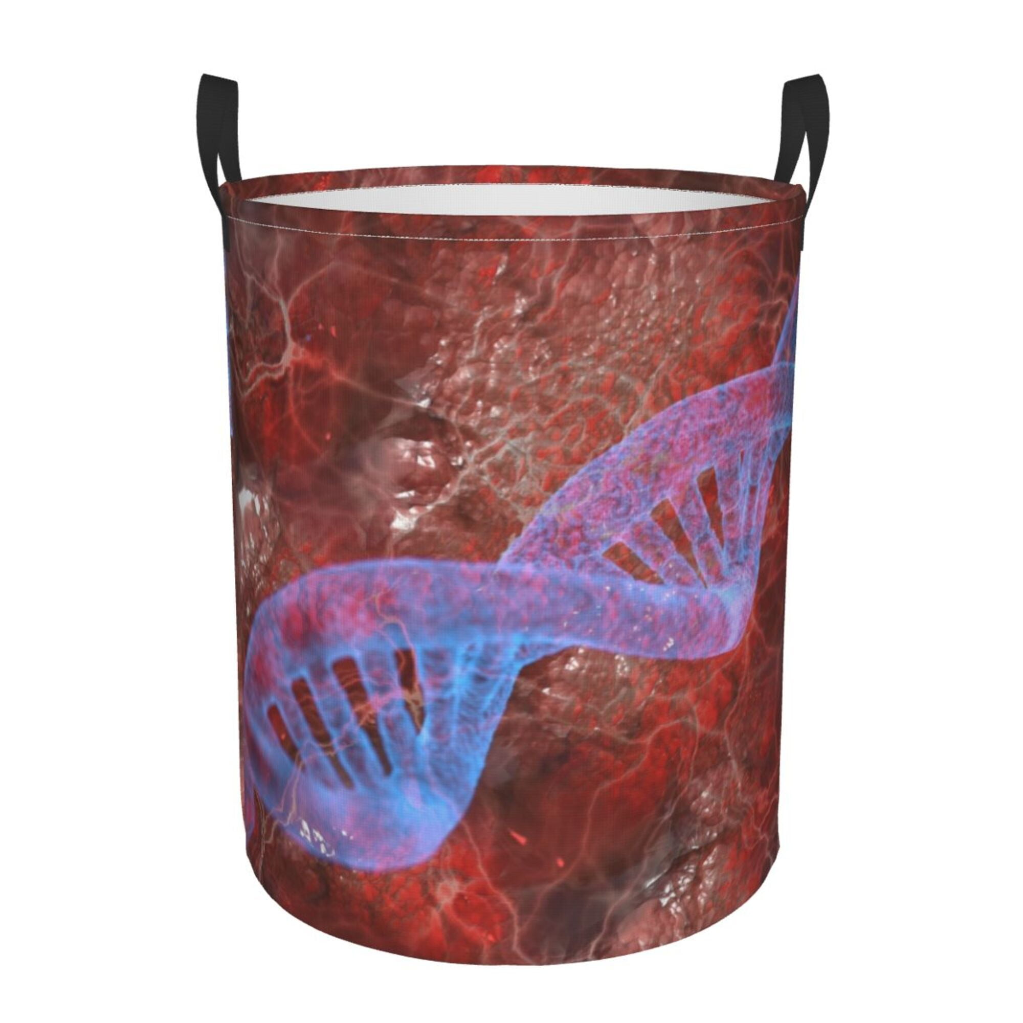 DouZhe Waterproof Collapsible Large Laundry Baskets, Abstract DNA Cell