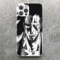 thumbnail image 4 of Funda de teléfono con estampado de silicona suave para Apple, carcasa para iPhone 15 14 13 12 11 Pro Max Mini XS XR X 7 Plus 8 + SE, Bleach Zaraki Kenpachi, 4 of 4