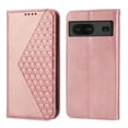 thumbnail image 2 of Feishell Compatible with Google Pixel 6a Slim Wallet Case with ID Credit Card Slots & Wrist Strap,Shockproof PU Leather Magnetic Closure Folio Flip Kickstand Protective Phone Cover,Rosegold, 2 of 9