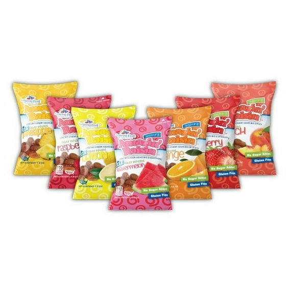 Amazin' Raisin Flavor Infused Raisins 1.3-ounce Bag (Case of 50) Variety