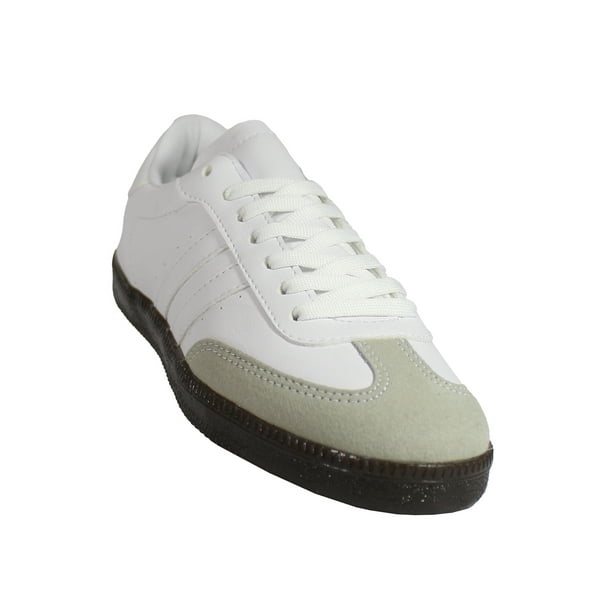 TENIS CASUAL DE MUJER BLANCO SINTETICO MARCA LEON 4479