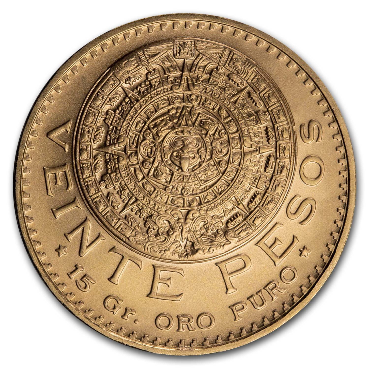 1959 Mexico Gold 20 Pesos BU (Restrike)