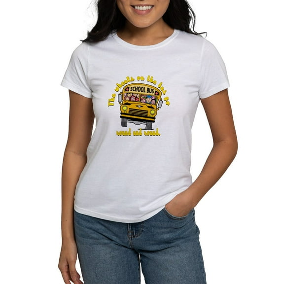 CafePress - School Bus Kids Women's T Shirt - Women's Classic T-Shirt