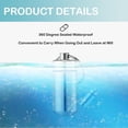 thumbnail image 3 of 4Pcs Waterproof Aluminum Pill Box Small Metal Pack Keyring Portable Travel Tablet Mini Box Container Keychain Pill Holder Organizer Pocket Case Small Travel Case with Container for Outdoor, 3 of 5