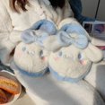 thumbnail image 4 of Zapatillas de casa Kawaii Sanrio para mujer, zapatos de invierno, de felpa, antideslizantes, bordadas y esponjosas, Cinnamoroll Y2k, 4 of 4