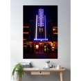 thumbnail image 2 of Breakwater Hotel - Art Deco District - Miami Beach Poster Wall Art, Modern Wall Decor For Living Room Bedroom, 8x12 UNFRAMED, 2 of 3