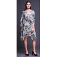 thumbnail image 3 of Bimba Robe Midi de Détente Aquarelle pour Femmes, Tenue de Plage-4x-5x, 3 of 5