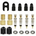 thumbnail image 1 of Convertidor Presta a Schrader para inflar fácilmente los neumáticos, herramienta esencial para ciclistas Kit adaptador de válvula de bicicleta, 1 of 5
