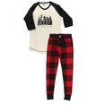 thumbnail image 3 of Lazyone Women's Soft Casual Pajama Leggings and Tall Tee Sets With Cute Fun Prints, Sleep Wild, 3 of 7