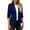 Dark Blue, variant on ITSAME Womens Blazer, One Button 3/4 Sleeve Solid Color Casual Suit Jacket Dark Blue L