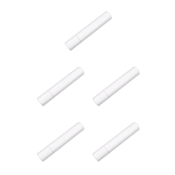 Vogacara Champú de pestañas para extensiones de pestañas Limpieza profunda Cepillos para la nariz Aplicador de cejas Cabeza de flor plana caja blanca 5piezas