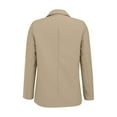 thumbnail image 4 of Blazer Jackets for Women Plus Size Long Sleeve Lapel Buttons Office Work Jacket Business Casual Pocket Comfort Modern Fit Suit Jacket for Women, 4 of 6