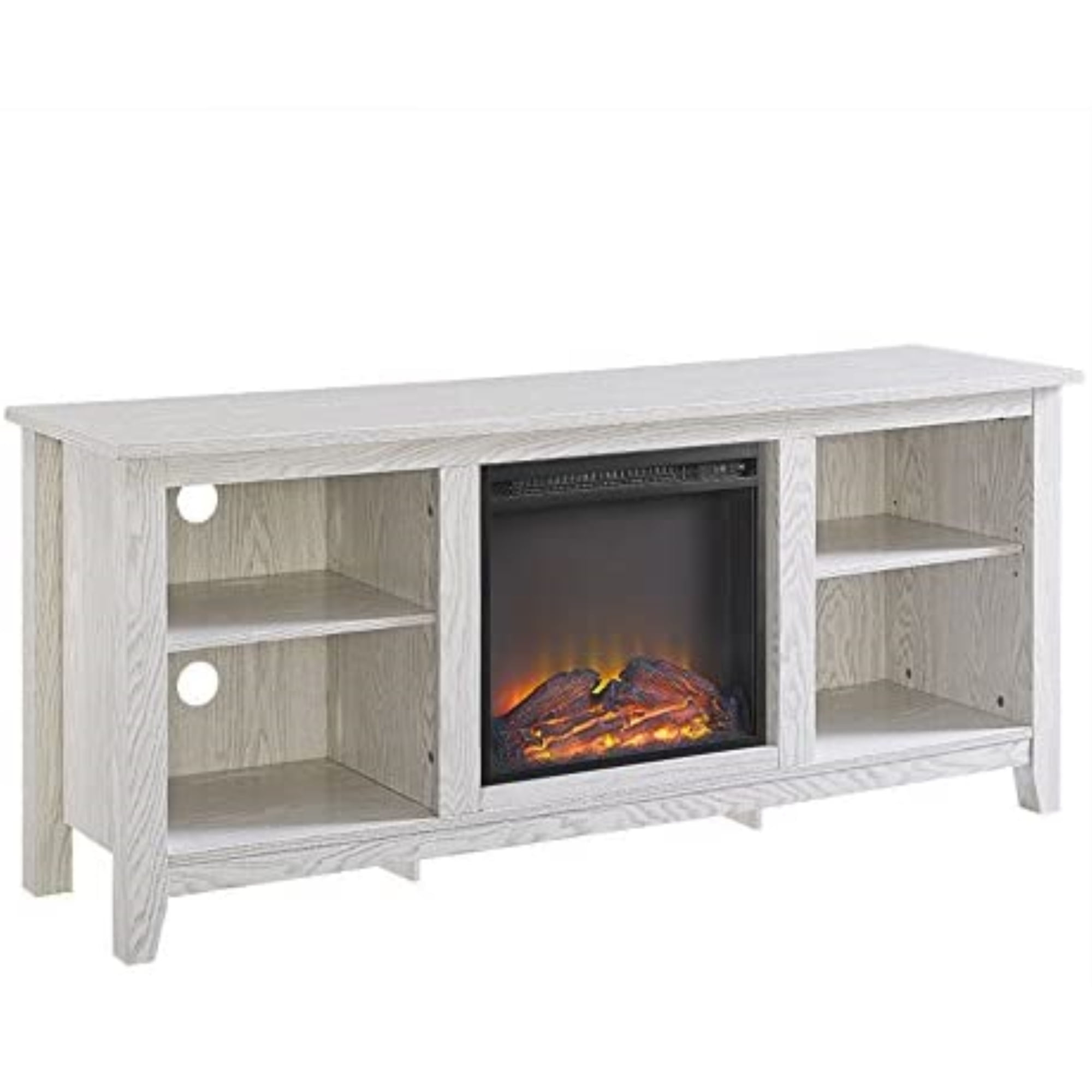 Walker Edison Essential 58" Traditional Rustic Farmhouse Electric