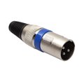 thumbnail image 4 of 8 Uds 4 XLR Enchufe 3 Pines para Accesorios Línea Audio Micrófono DIY, 4 of 6