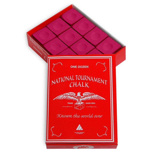 National Tournament Pool cue Billiard Premium Chalk One Dozen