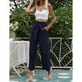 thumbnail image 6 of Sngxgn Wide Leg Pants for Women Casual High Waist Pants Loose Trousers(BU1,L), 6 of 9