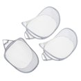 thumbnail image 5 of Foldable Laundry Hamper Storage Basket Daily Use Grey 40.00X34.00X17.00CM Polyester Iron Large Capacity 3Pcs, 5 of 5