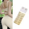 thumbnail image 2 of Bra Extender 4Rows 2Hooks,Elastic Stretchy Bra Band Extension Bra Strap Extender Comfortable Back Bra Extension Straps Silver, 2 of 5