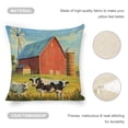 thumbnail image 4 of cows Linen toss pillowcase decoration pillowcase gifting preferred 24x24 inch cushion cover sofa pillowcase sofa bedroom living room car, 4 of 8
