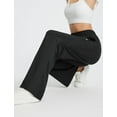 thumbnail image 4 of BALEAF Womens Track Pants Athletic Running Pants Sweatpants Straight Leg Zipper Pockets Sports Jogging Striped Loose Fit Black L, 4 of 6