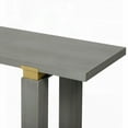 thumbnail image 2 of 62.9" Modern Solid Wood Console Table with Metal Accents for Living Spaces (3 Colors: Black, Gray, Natural), 2 of 17