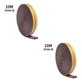 thumbnail image 3 of Riwesomey Tira de sellado automático para puerta de casa, ventana, sello de grietas, excluidor de tiro, cinta automática, herramienta de aislamiento Marrón Tipo D 9*6 (10M) 2piezas Riwesomey  CBP144862, 3 of 6