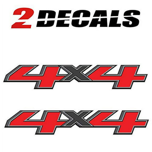 4x4 Truck Decals 2014-2017 Bedside Replacement Stickers / Set of 2