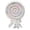 White, variant on Colorful Lollipop Christmas Tree Topper, Festive Candy Themed Tree Topper with Spring Base, Cute Holiday Decor for Christmas Tree, Home Party Centerpiece (Size/Colour as Pictured)