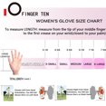thumbnail image 3 of Golf Gloves Women Left Hand Right Leather with Ball MarkerNail Finger Colors 1 Pair, Womens Ladies Fashion All Weather Grip, Fit Size S M L XL, 3 of 4