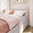 thumbnail image 4 of Max & Lily Full Bed Frame with Storage Drawers, Solid Wood Platform Bed for Kids, 4 of 9