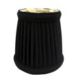 thumbnail image 3 of Royal Designs, Inc. Pleated Empire Chandelier Shade CS-110BLK/GL-6, Black with gold , 3 x 4.25 x 4.25, Pack of 6, 3 of 5