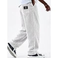 thumbnail image 2 of GrmtClth Corduroy Pants for Men 2026 Comfort Fit​ Straight Trousers Classic Wide Leg Trendy Stripe Clothing White XL, 2 of 4