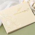 thumbnail image 1 of Hortense b Hewitt 20613P 50th Anniversary Swirl Dots Guest Book personalized, 1 of 1