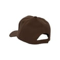 thumbnail image 3 of Top Headwear  Men's Plain Baseball Cap - Adjustable Solid Color Ball Hat For Men or Women Brown, 3 of 4