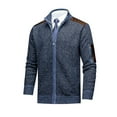 thumbnail image 2 of Ceisia Men's Thickened Hooded Sweater Jacket Zip Up Pockets Gift Long Sleeve Casual Outerwear, 2 of 5