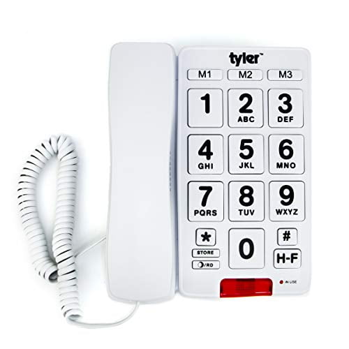 1 Touch Dialing Amplified Hearing Impaired FC-1507 Big Button Corded Phone 40db 